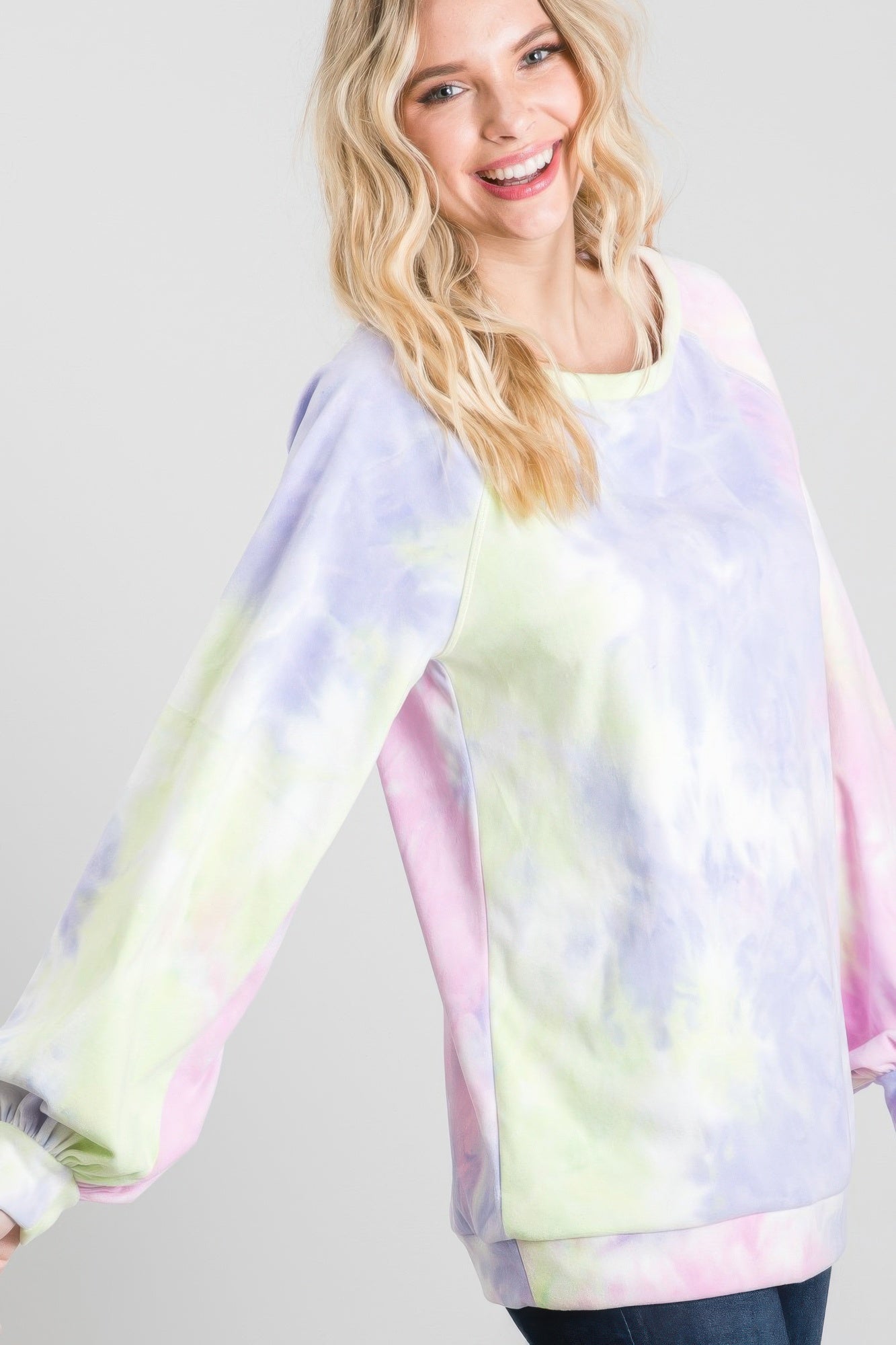 Tie-Dye Oversized Sweatshirt -