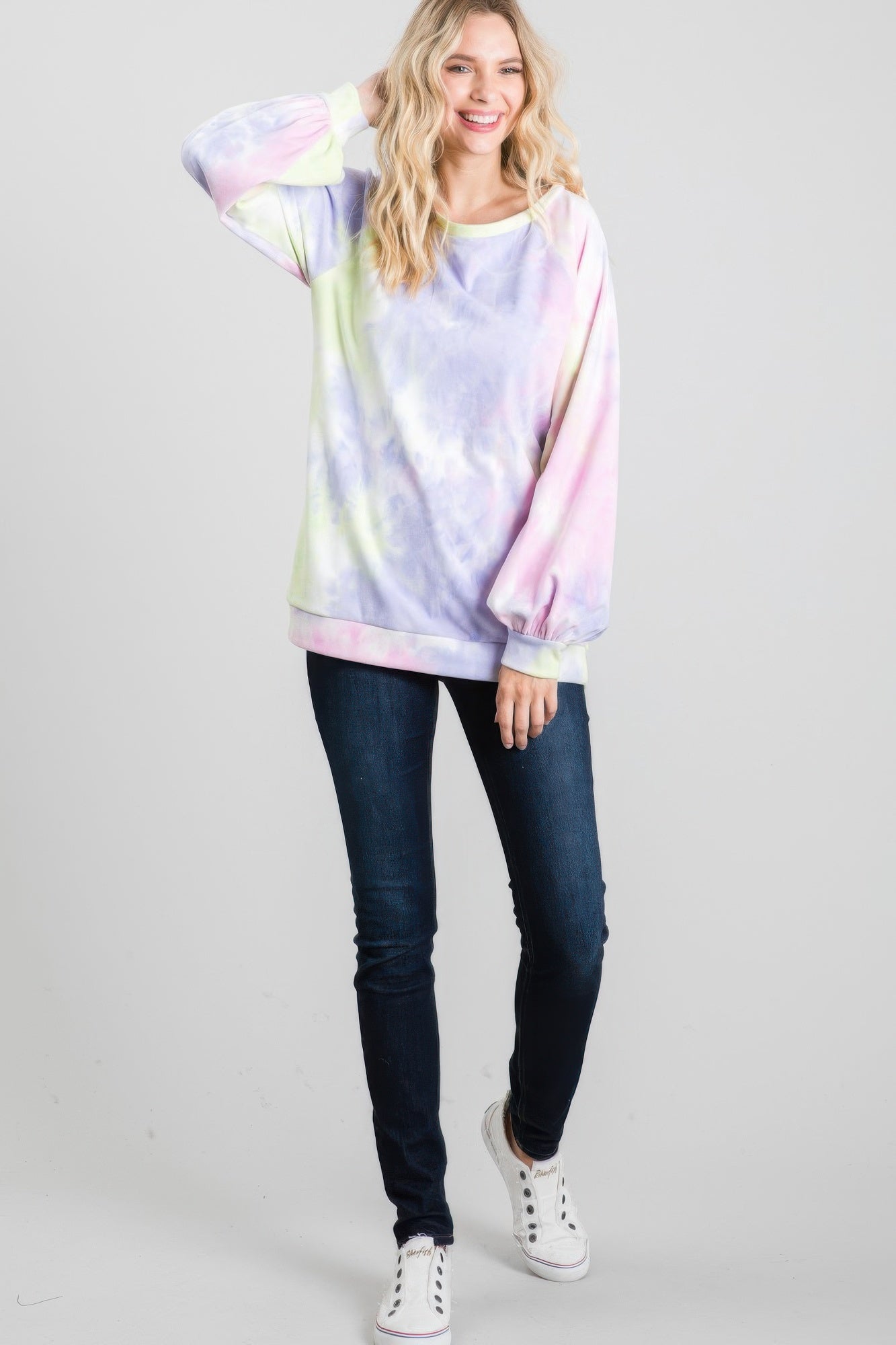Tie-Dye Oversized Sweatshirt -